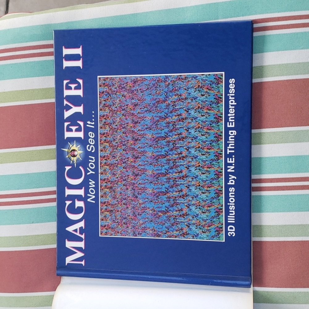 Vintage 1994 Magic Eye II Dimension Art Book - Picture 3 of 9